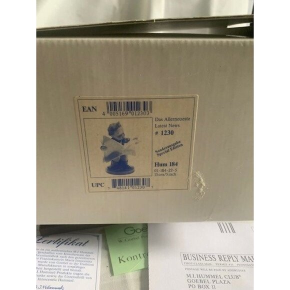 Hummel Latest News Looney Tunes figure 184 5" with box - Picture 9 of 11